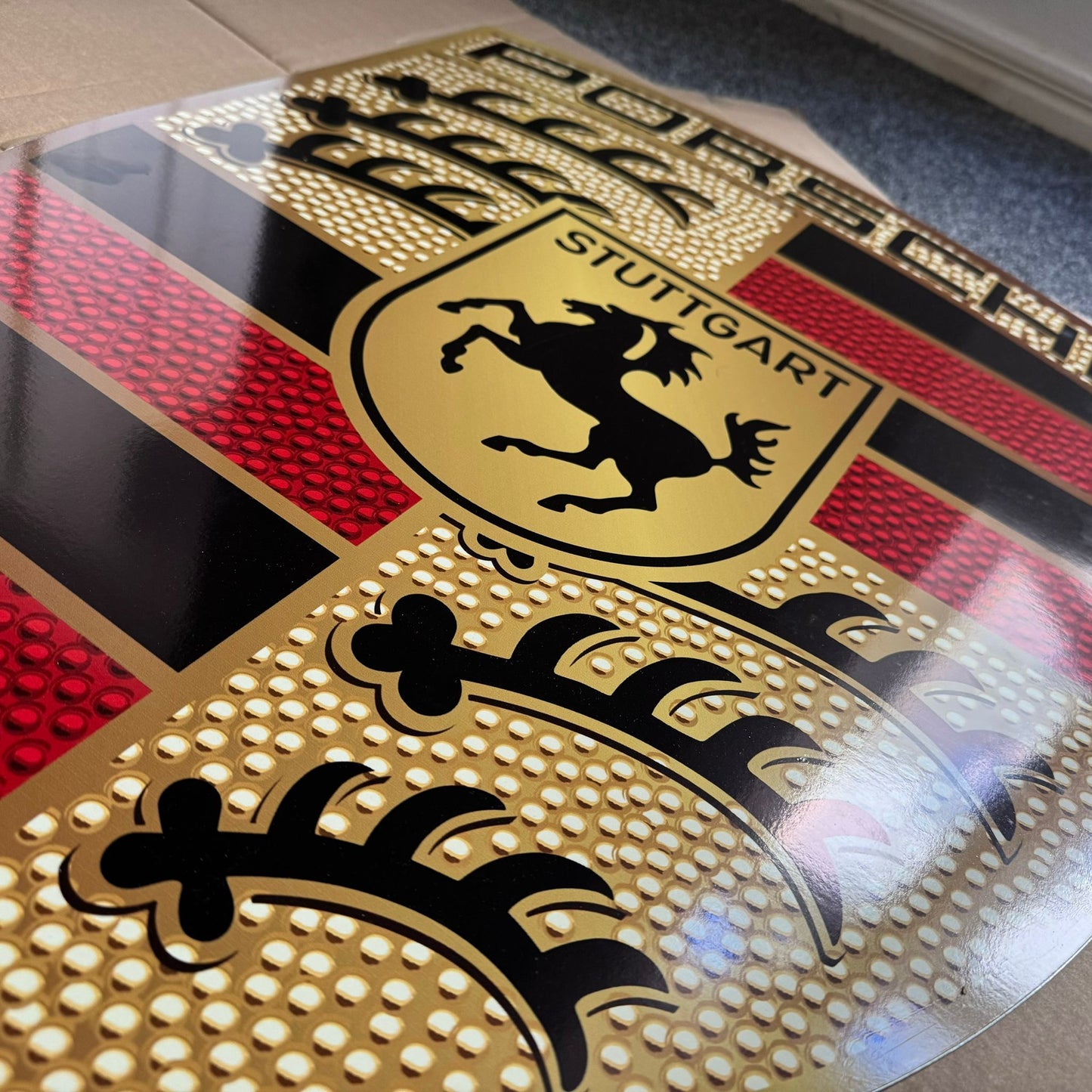 PORSCHE XXL Crest Sign