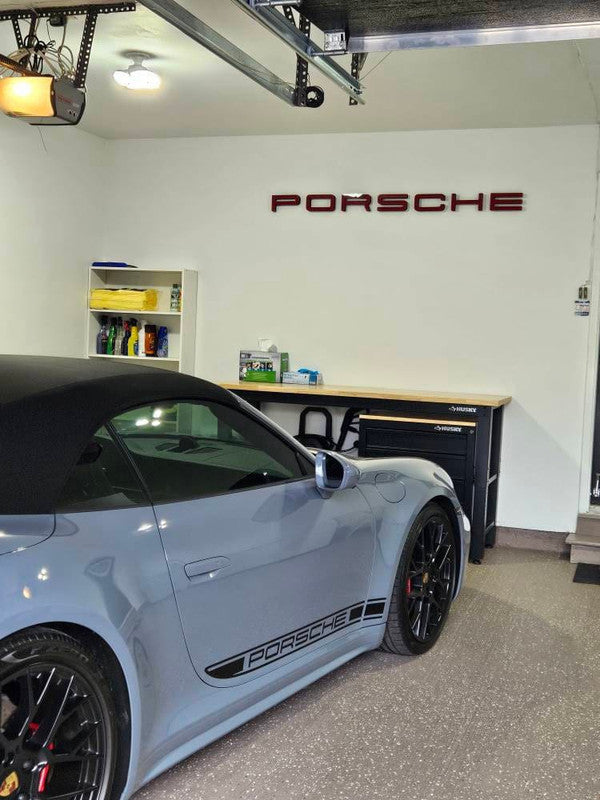 Porsche Dealership Letter Wall Sign