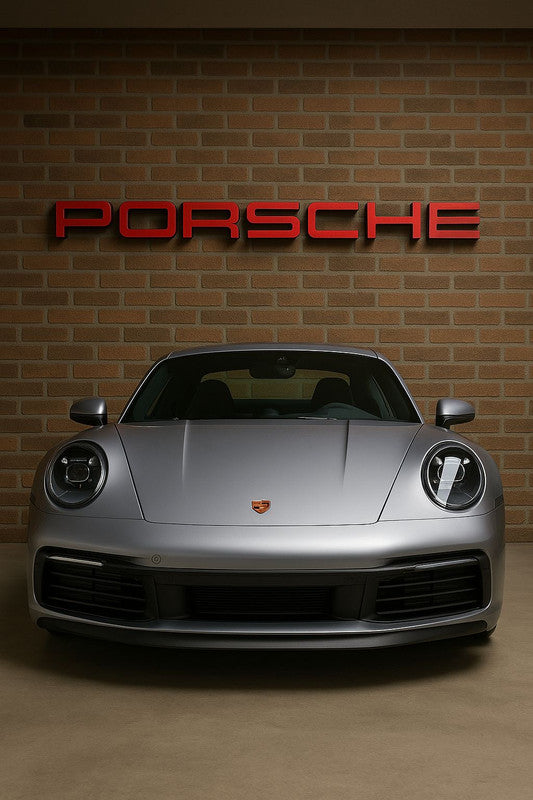 Porsche Dealership Letter Wall Sign