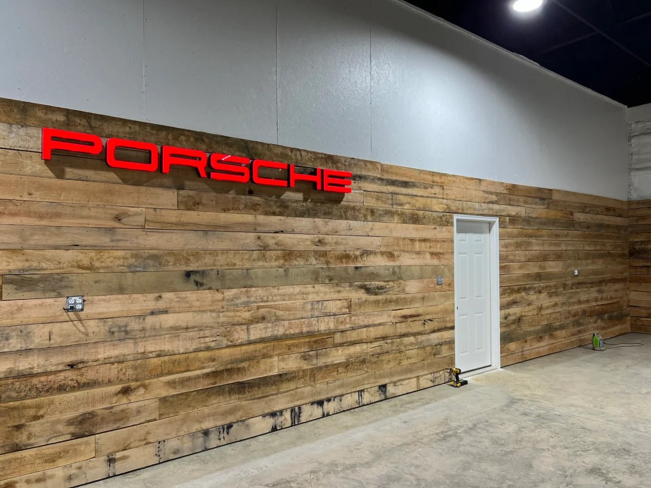 Porsche Dealership Letter Wall Sign