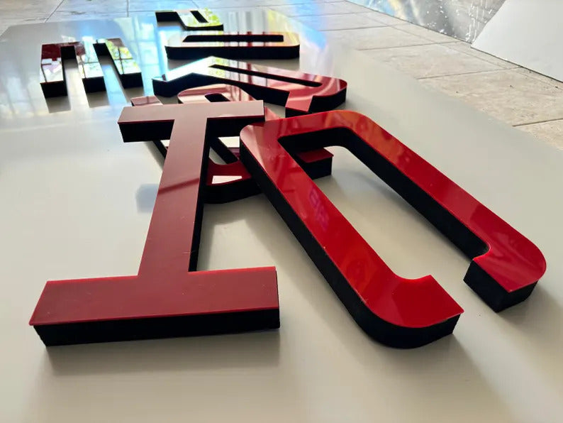 Porsche Dealership Letter Wall Sign