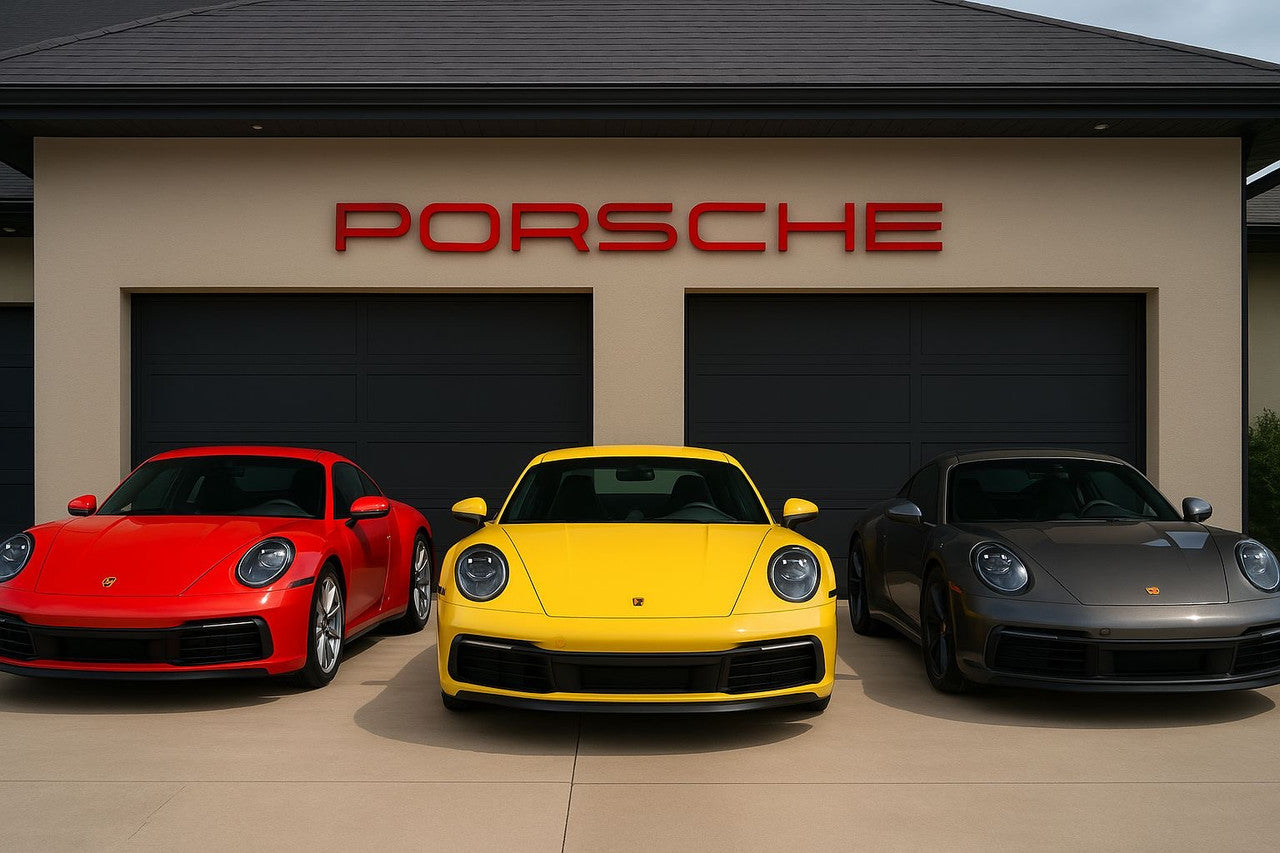 Porsche Dealership Letter Wall Sign