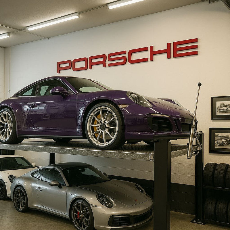 Porsche Dealership Letter Wall Sign